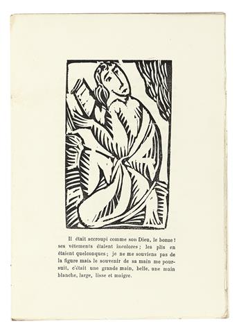 DERAIN, ANDRÉ; and MAX JACOB. Les Oeuvres Burlesques et Mystiques de Frère Matorel Mort au Couvent.